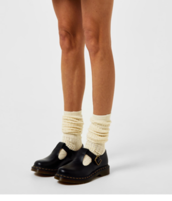 Dr. Martens POLLEY SMOOTH LEATHER MARY JANES in Black MSRP$180