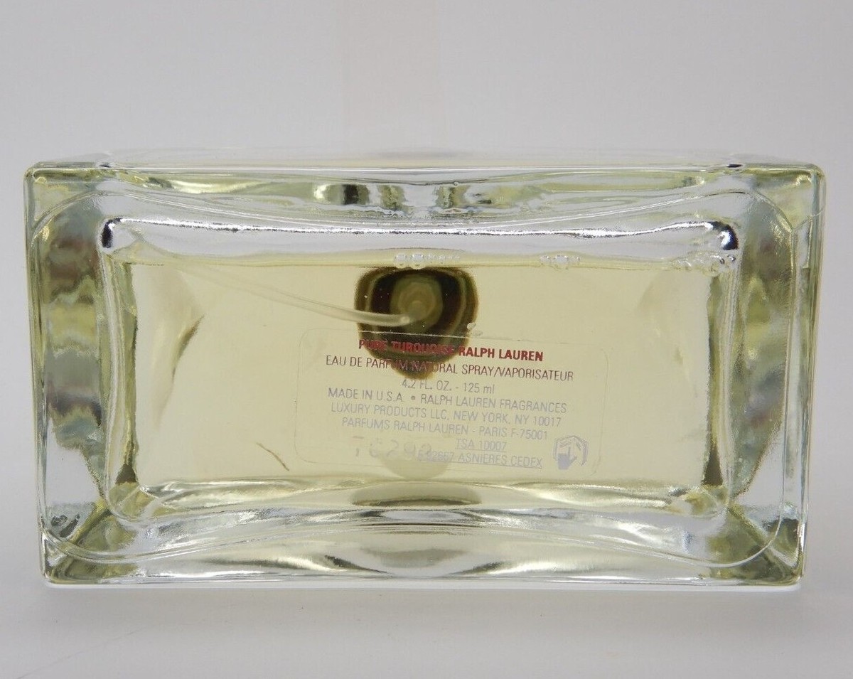 Ralph Lauren Pure Turquoise Eau de Parfum 4.2oz - 120ml EDP Rare