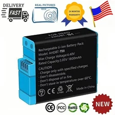 GoPro Rechargeable Battery Replacement For GoPro Hero 9 10 Black Camera AHDBT