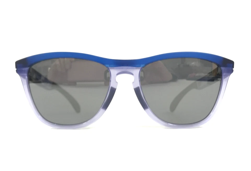 Oakley Sunglasses Frogskins Range OO9284-1655 Matte Transp Blue with Prizm Black - Image 2 of 4