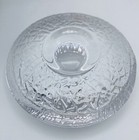 Orrefors Discus Votive Candle Holder Signed Textured Lars Hellsten Clear Heavy — photo 8