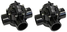 2) New JANDY 4715 1.5"-2" Positive Seal NeverLube Valves 3 Port Plumbing Zodiac
