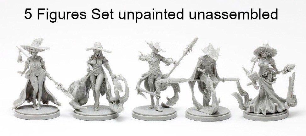 ██ 30mm Kingdom Death Novice Female Killer Unpainted Unassembled WH375 - Foto 6
