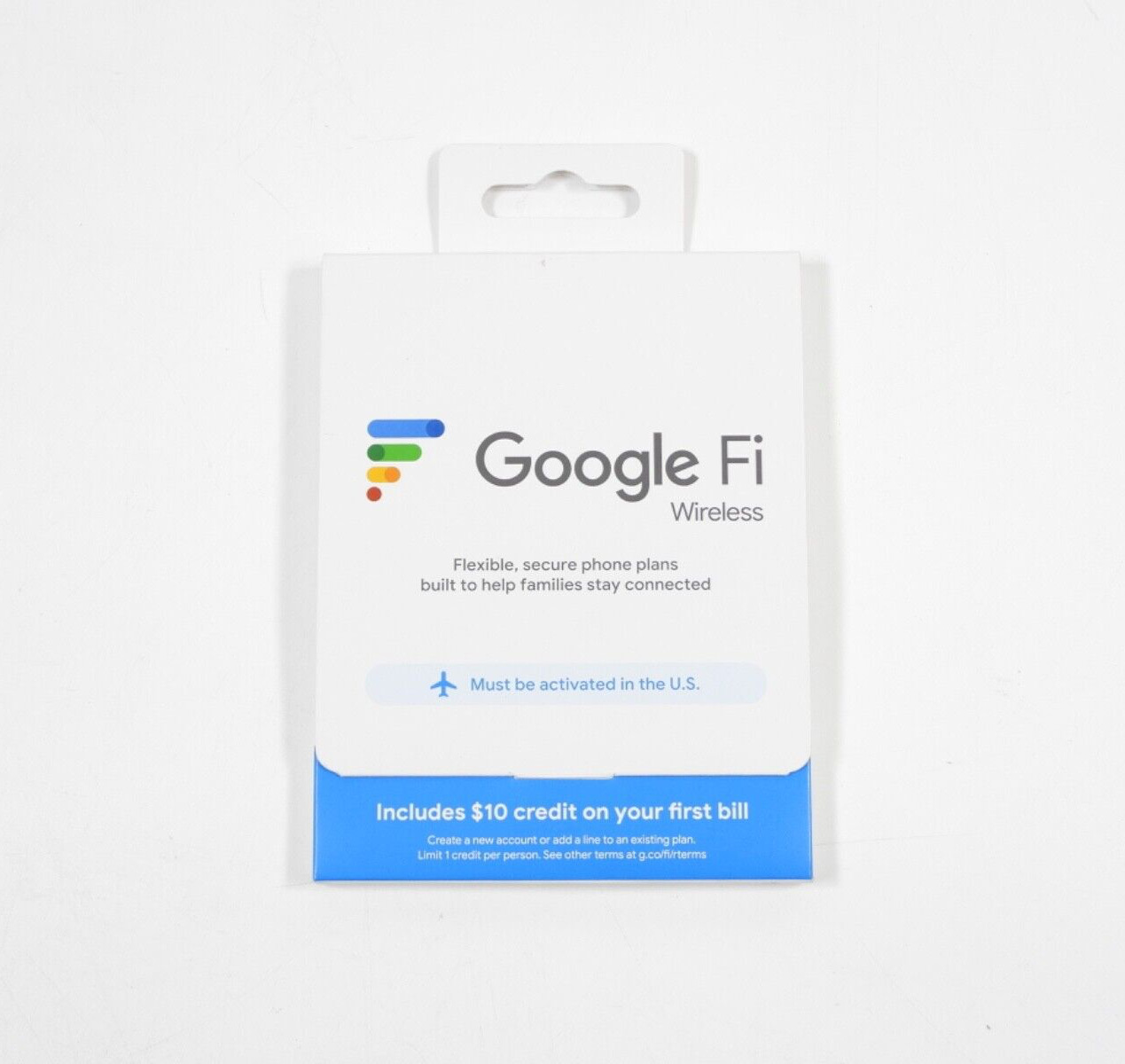 Google Fi Talk Text Data Fi SIM Card (PCNV00010RE)