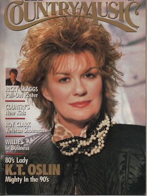 Country Music May/June 1990 K T Oslin Ricky Skaggs CMSA Hawkshaw Hawkins