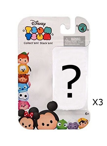 Disney Tsum Tsum Series 4 - Mystery 3 Pack (X3) - NO DUPS | eBay