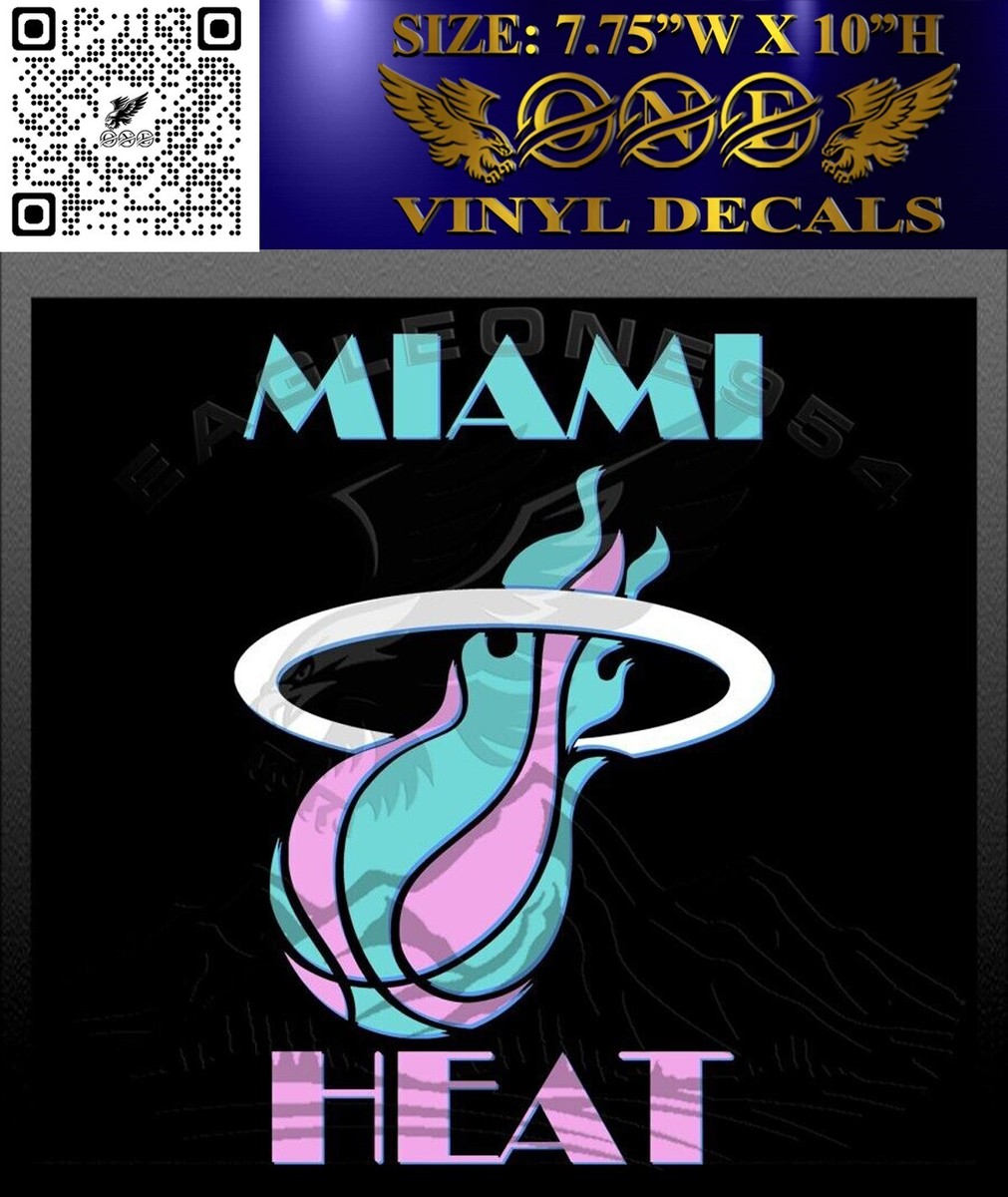 Wallpaper Miami Heat Shirt Vice MIAMI HEAT VICE VINYL DECAL