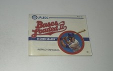 NES Bases Loaded II - Instruction Manual Only - 1990 Original - Good Condition