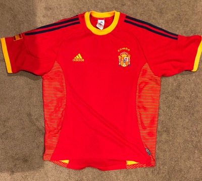 Adidas Mens Spain 2002 World Cup Soccer Jersey Football Shirt EspaÃ±a Size M | eBay