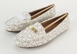 calvin klein gold loafers