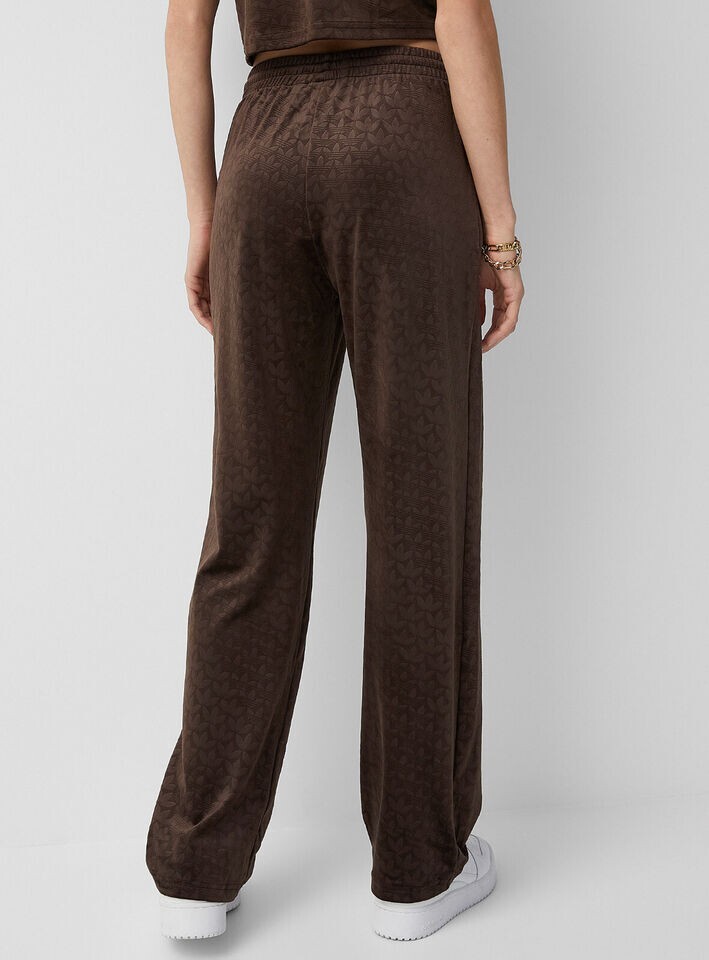adidas Originals Women's VELVET TREFOIL MONOGRAM PANTS
