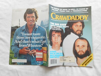 CRAWDADDY Magazine-AUGUST,1978-THE BEE GEES