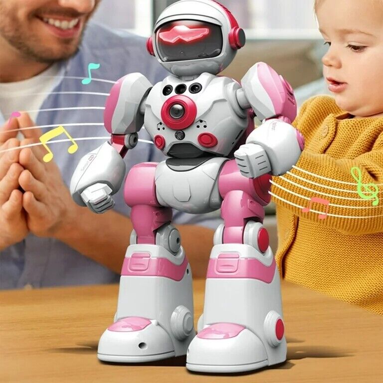 Ferngesteuerter Roboter für Kinder RC Roboter Spielzeug Gestensteuerung Musik