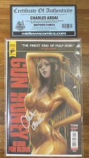 GUN HONEY BLOOD FOR BLOOD #1 ARTGERM VARIANT SIGNED BY CHARLES ARDAI W/ COA