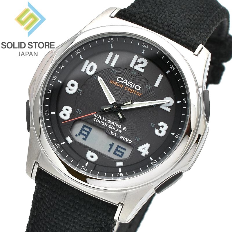 CASIO WAVE CEPTOR WVA-M630B-1AJF Radio Solar Analog Digital Watch