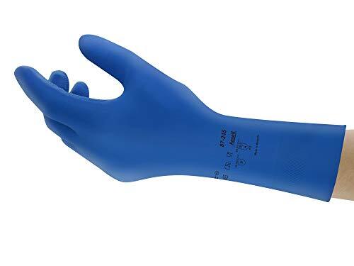 Ansell AlphaTec 87-245 Guanti da Lavoro in Lattice, Protezione Multiuso (d7m)