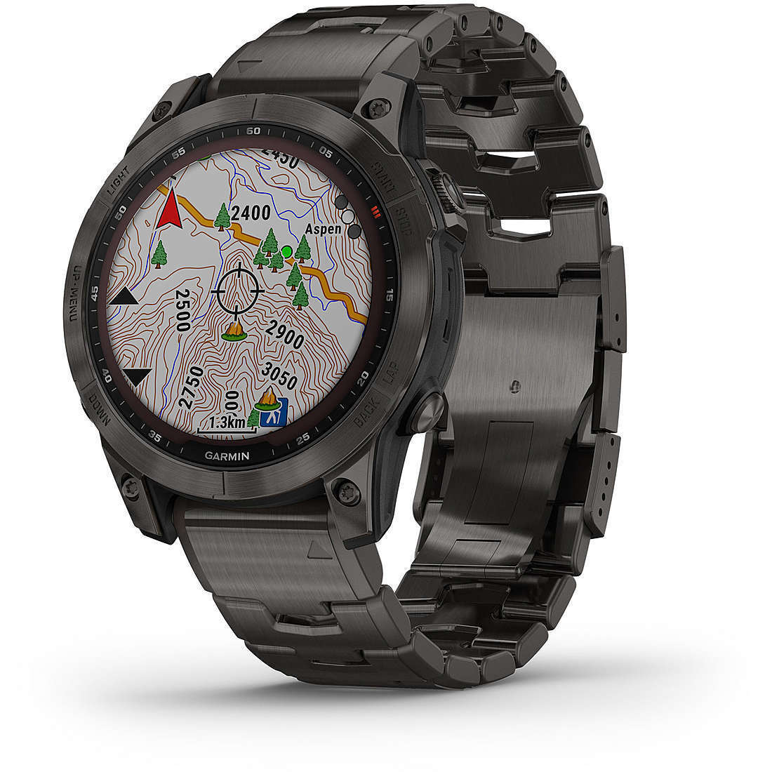 Garmin FENIX 7 SAPPHIRE SOLAR Titanium Carbon Grey DLC 47mm Garmin FENIX 7 SAPPHIRE SOLAR Titanium Carbon Grey DLC 47mm