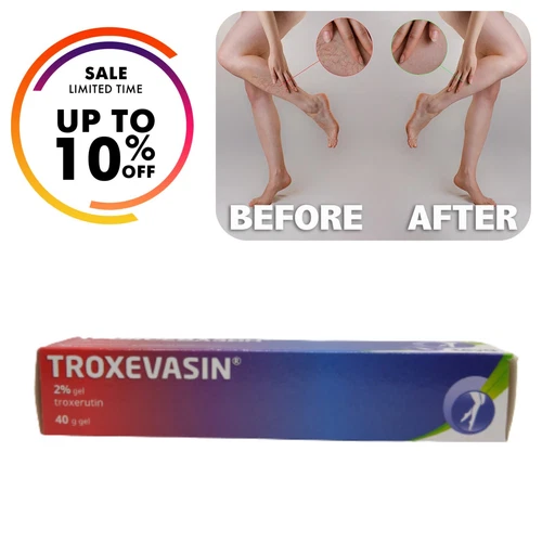 Troxevasin 2% 40gr Troxerutin Varicose Veins Removal Gel Spider Thread Treatment
