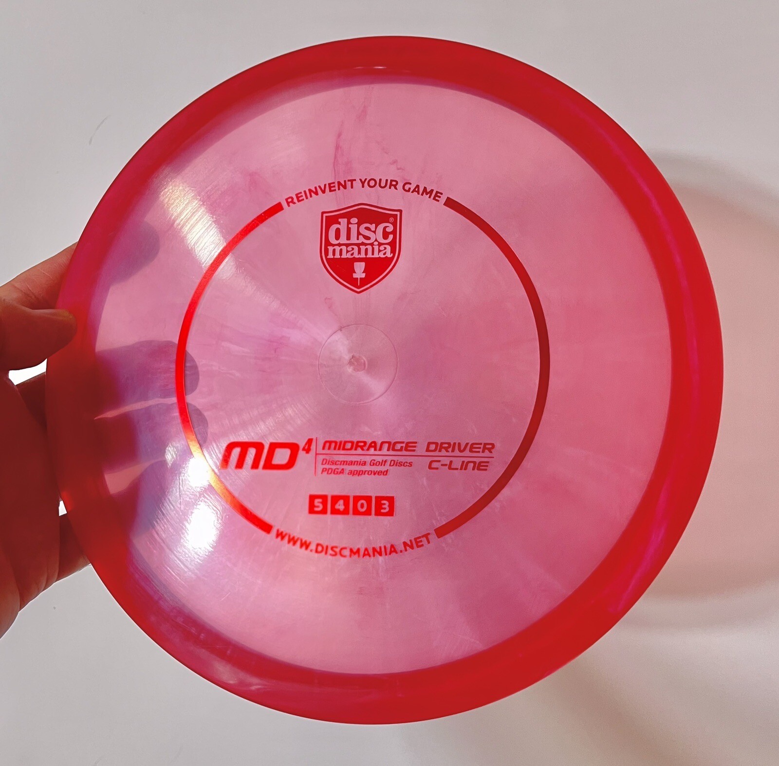 Discmania Md4 C Line Flat Overstable Midrange Disc Golf Innova Pink