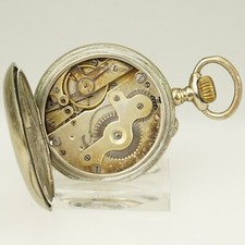 RAR Antique Pocket Watch Men's no fusee duplex chronometer repeater Roskopf