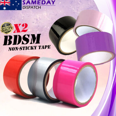 Bondage Tape Self Adhesive Static Adult PVC BDSM Bondage Sex Tape 2x Sex Toy | eBay Australia Bondage Tape Self Adhesive Static Adult PVC BDSM Bondage Sex Tape 2x Sex Toy | eBay Australia