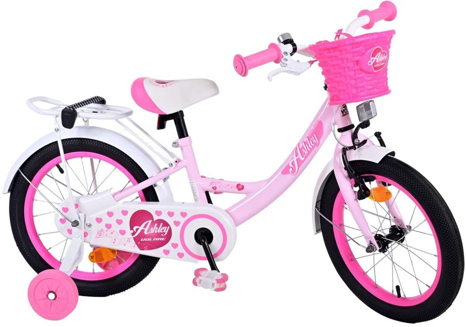 16 Zoll Kinder Mädchen Fahrrad Mädchenfahrrad Rad Bike Mädchenrad Kinderrad Rosa - Bild 2 von 4