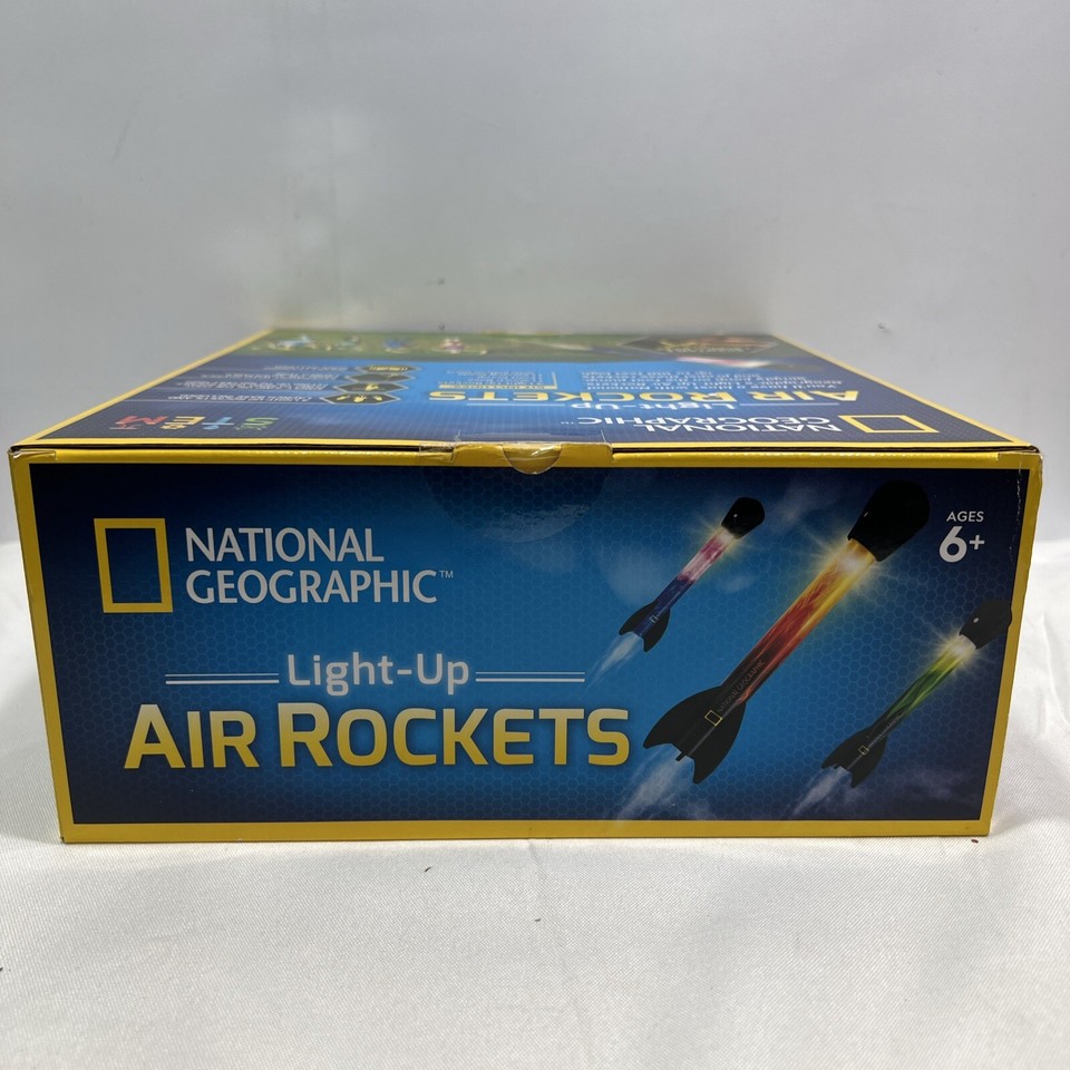 National Geographic Light Up Air Rockets, STEM Activity Set ~ NEW ...