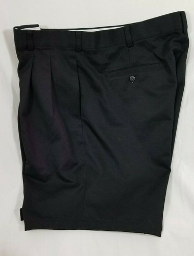 Grand Slam Men's Black Pleated Polyester Golf Shorts Size 38 - Picture 6 of 7