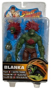 SOTA Street Fighter Round 2 Blanka GameStop Dark Green/Red Hair Variant NEW Rare