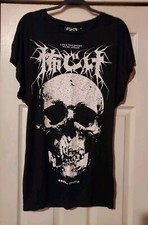 KILLSTAR  Occult Skull Print Tunic Top  Size SMALL