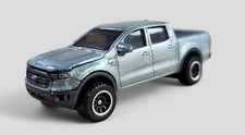 2019 FORD RANGER PICKUP TRUCK Diorama Collectible Die Cast 1/64 Silver LOOSE