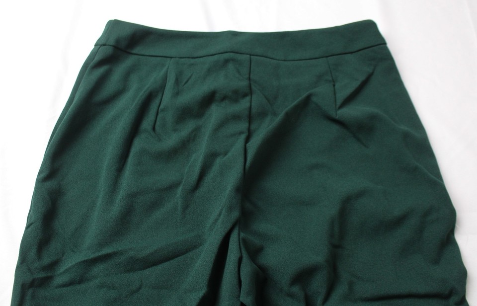 SHEIN Womens SXY Minimalist Office Pant SG6 Dark Green US(810) UK