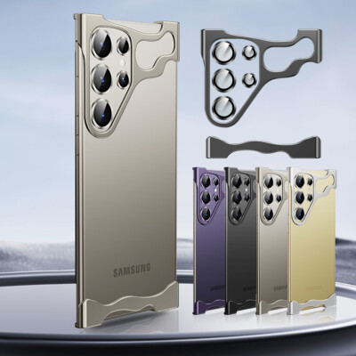 For Samsung Galaxy S24 Ultra S23 Plus Aluminum Corner Edge Camera Lens Protector