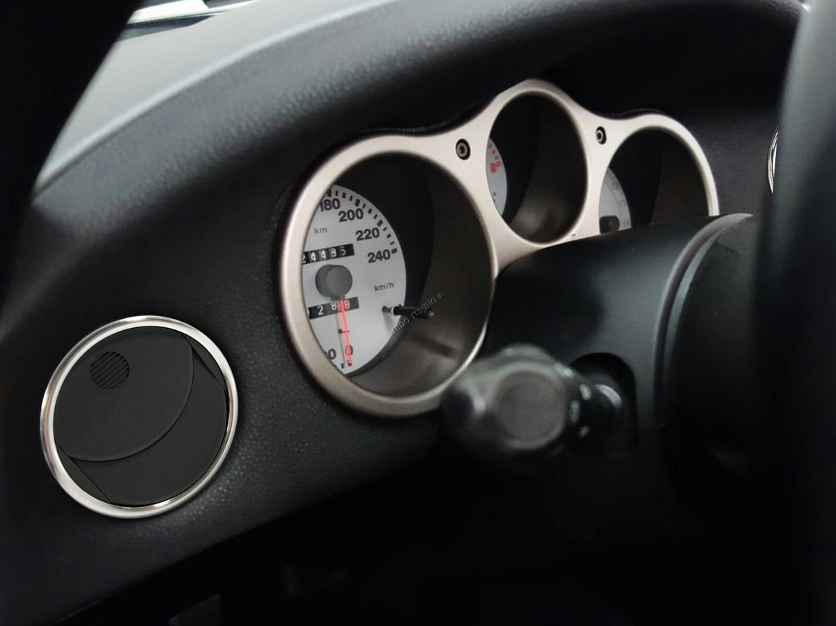 Fits Fiat Barchetta 1995-2005 Aluminium Ringe Für Lüftungsregler