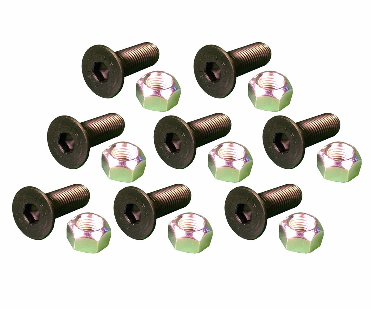 8 - Caterpillar Style Skid Steer Cutting Edge Bolts w Nuts - 159