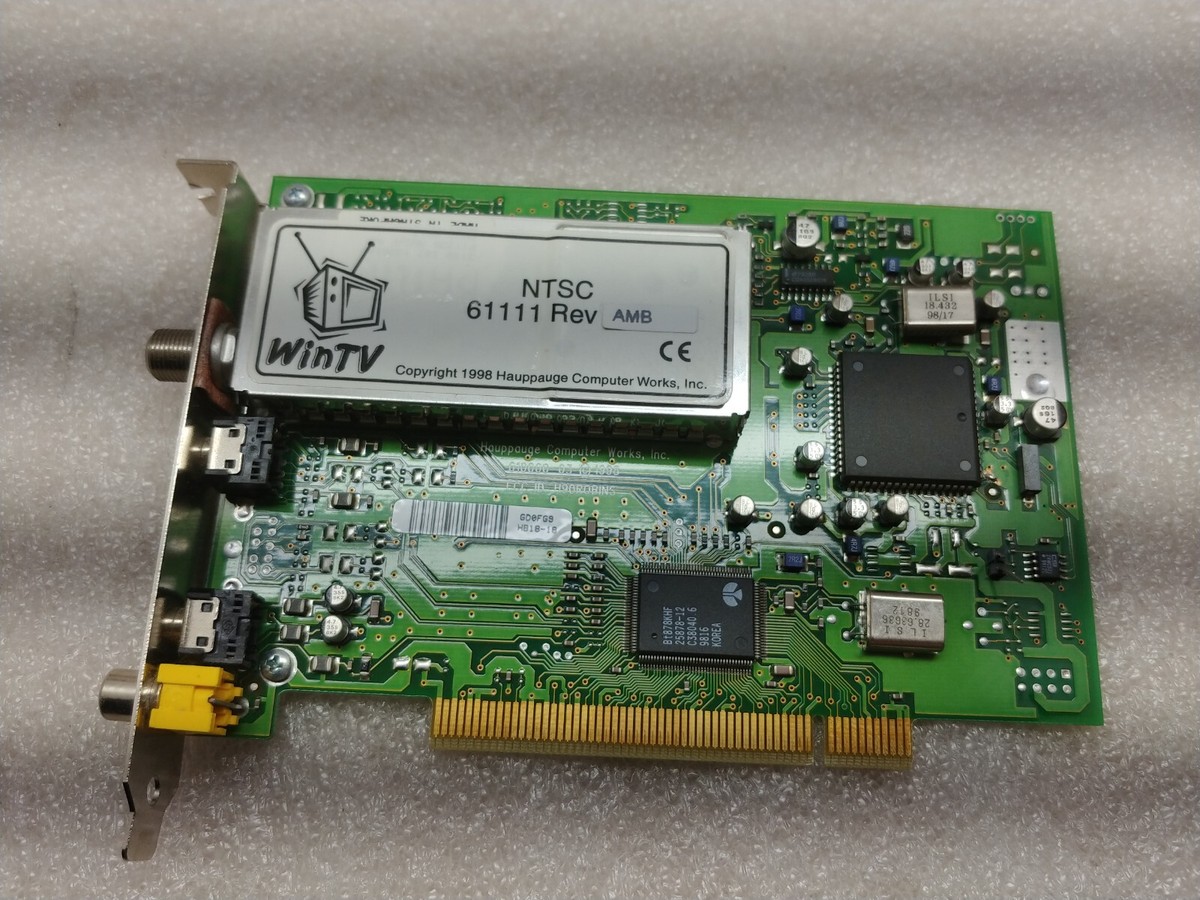 HAUPPAUGE COMPUTER WORKS WINTV NTSC 61111 REV GREAT CONDITION FREE