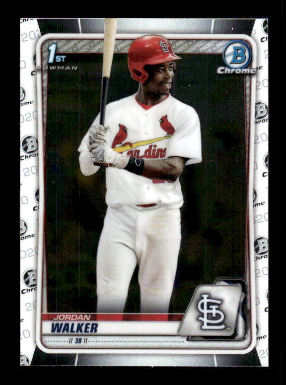 2020 Bowman Chrome Draft #BD57 Jordan Walker - EXACT SCAN