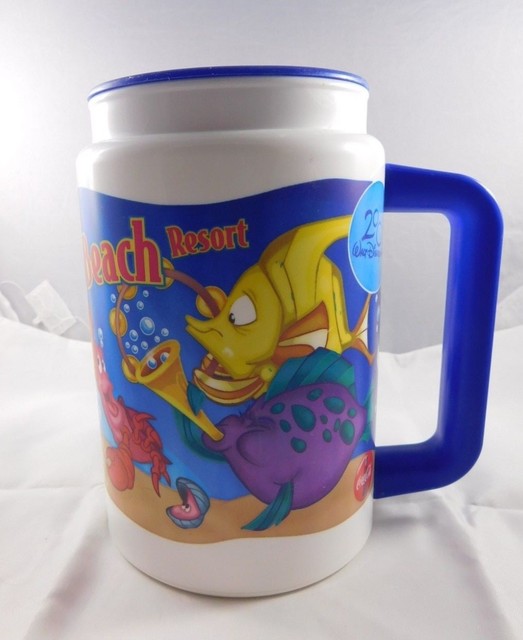 Walt Disney World Caribbean Beach Resort "Under the Sea" Refillable Souvenir Cup eBay