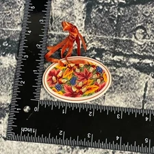 Longaberger Basket Accessory" Shades Of Autumn" Tie-On Beautiful