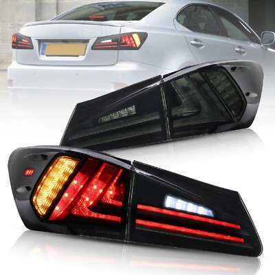 VLAND Tail Lights For 2006-13 Lexus IS 250 IS 350 Sedan 08-14 ISF LED ...