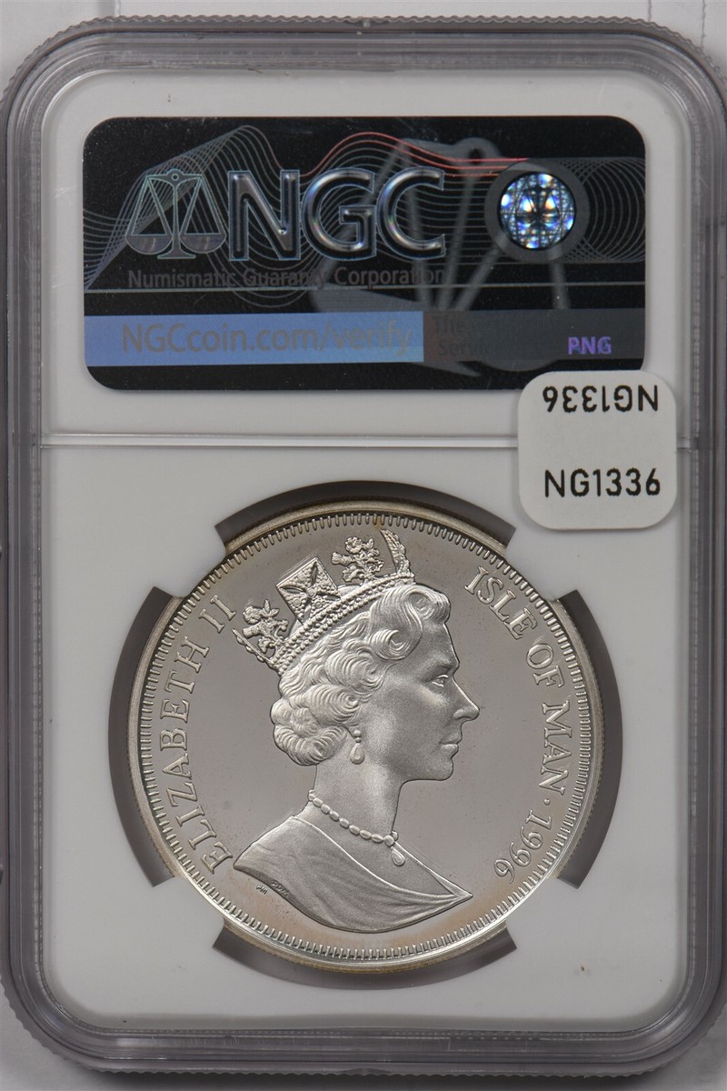 Isle of Man 1996 Crown NGC PF 69UC Silver Legend Of King Arthur