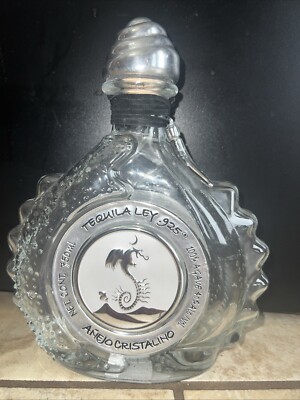 EMPTY Bottle Tequila Ley  925 Blanco 750 ML
