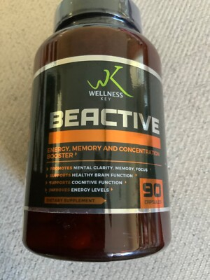 #ad Wellness Key Be Active Blend Energy Memory Booster 90 Capsules EXP 7 2025 $26.39