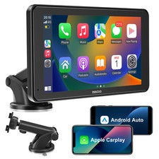 7" Tragbares Autoradio Dashcam Apple CarPlay Android Touch WIFI BT Navi