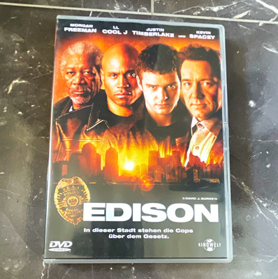 Edison DVD - Morgan Freeman, LL Cool J, Timberlake, Spacey FSK16 95min PAL R2