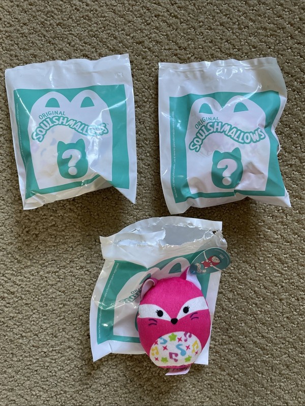 McDonald’s Squishmallows 2023 Sunny & Fifi Both Factory Sealed New & Open Fifi