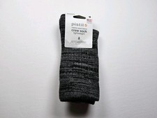 Pistil Women's Wool Blend Dakota Crew Socks Made In USA Size M 7-9.5