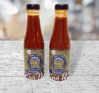 2 Ortega Red Pepper Honey Hot Sauce - 8oz
