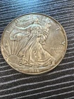 2014 American Silver Eagle  uncirculated 1oz .  Some toning