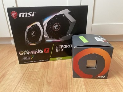 MSI GeForce GTX 1660 + AMD Rezyzen 5 2600x
